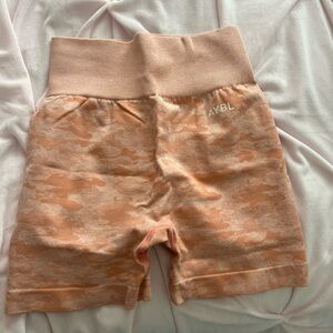 AYBL Peach Camo Shorts